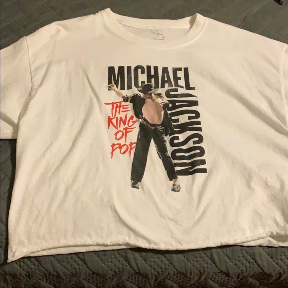 Micheal Jackson croptop shirt